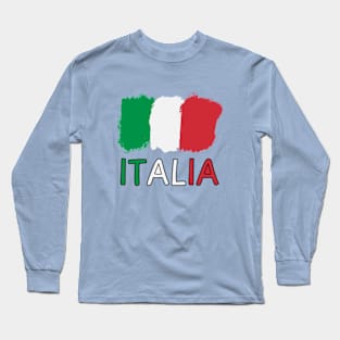 Flag of Italy:Design Inspiration from the Tricolore. Long Sleeve T-Shirt